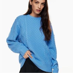 Sunday Best Peggy Sweater - Size Small, Blue